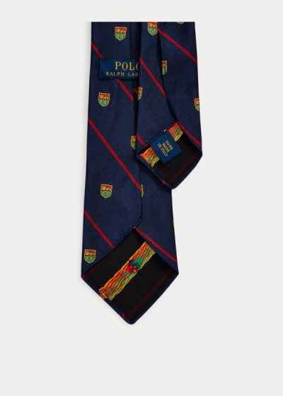 Men's Polo Ralph Lauren Striped Silk Club Ties | 431526XKB